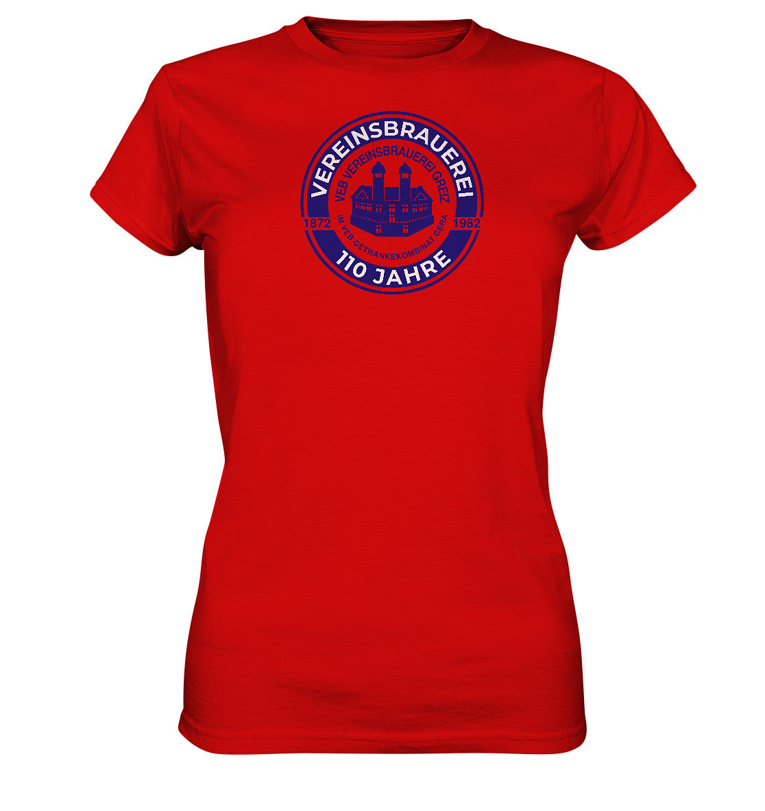 DDR Ostalgie Shirt Mädels • VEB VEREINSBRAUEREI GREIZ - GETRÄNKEKOMBINAT GERA