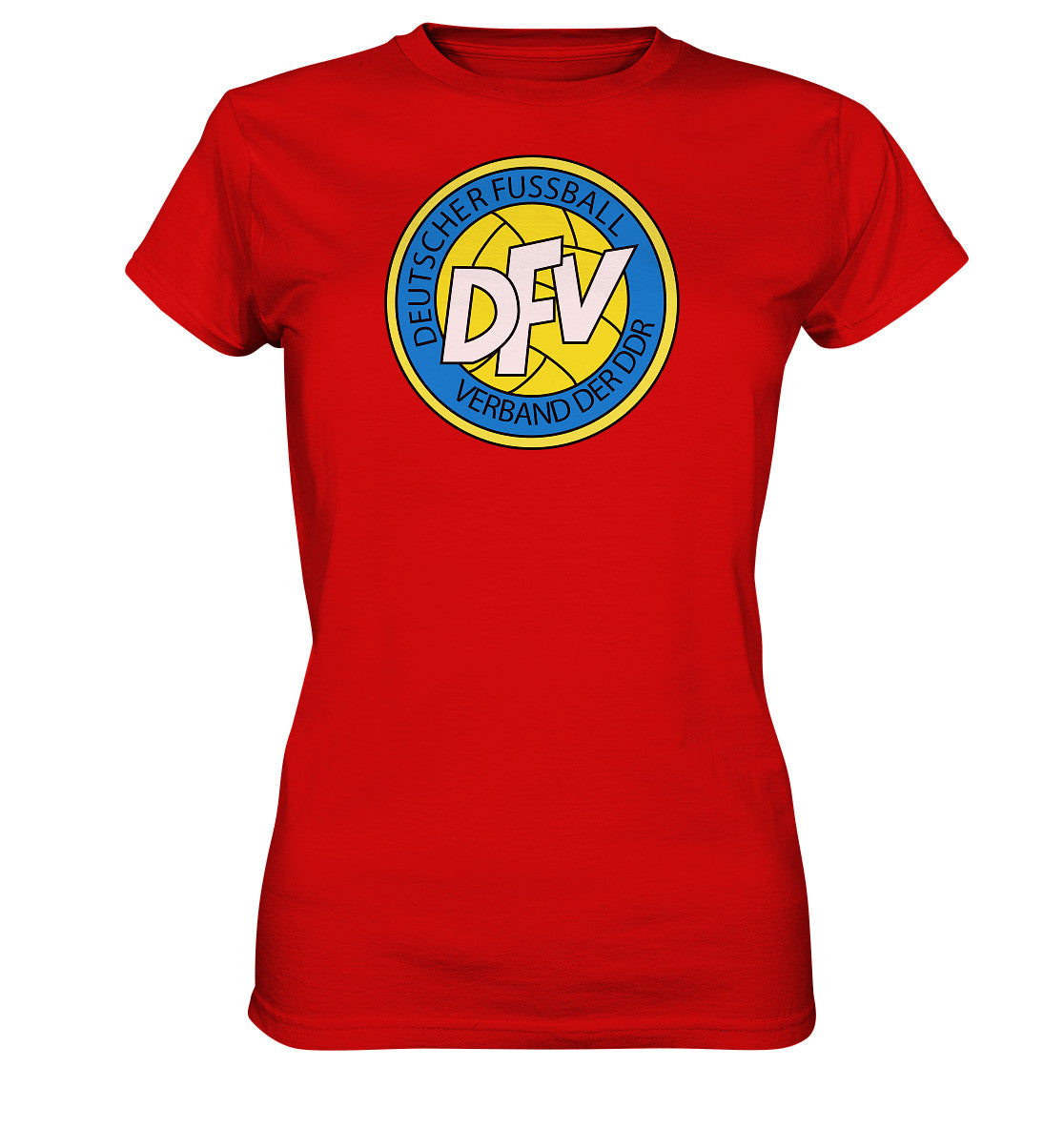 DDR Ostalgie Shirt Mädels • FUSSBALL-VERBAND DER DDR