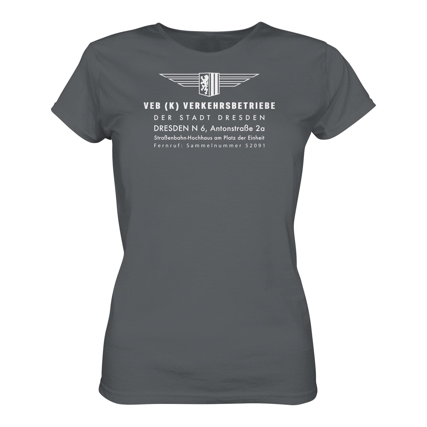 DDR Ostalgie Shirt Mädels • VEB VERKEHRSBETRIEBE DRESDEN