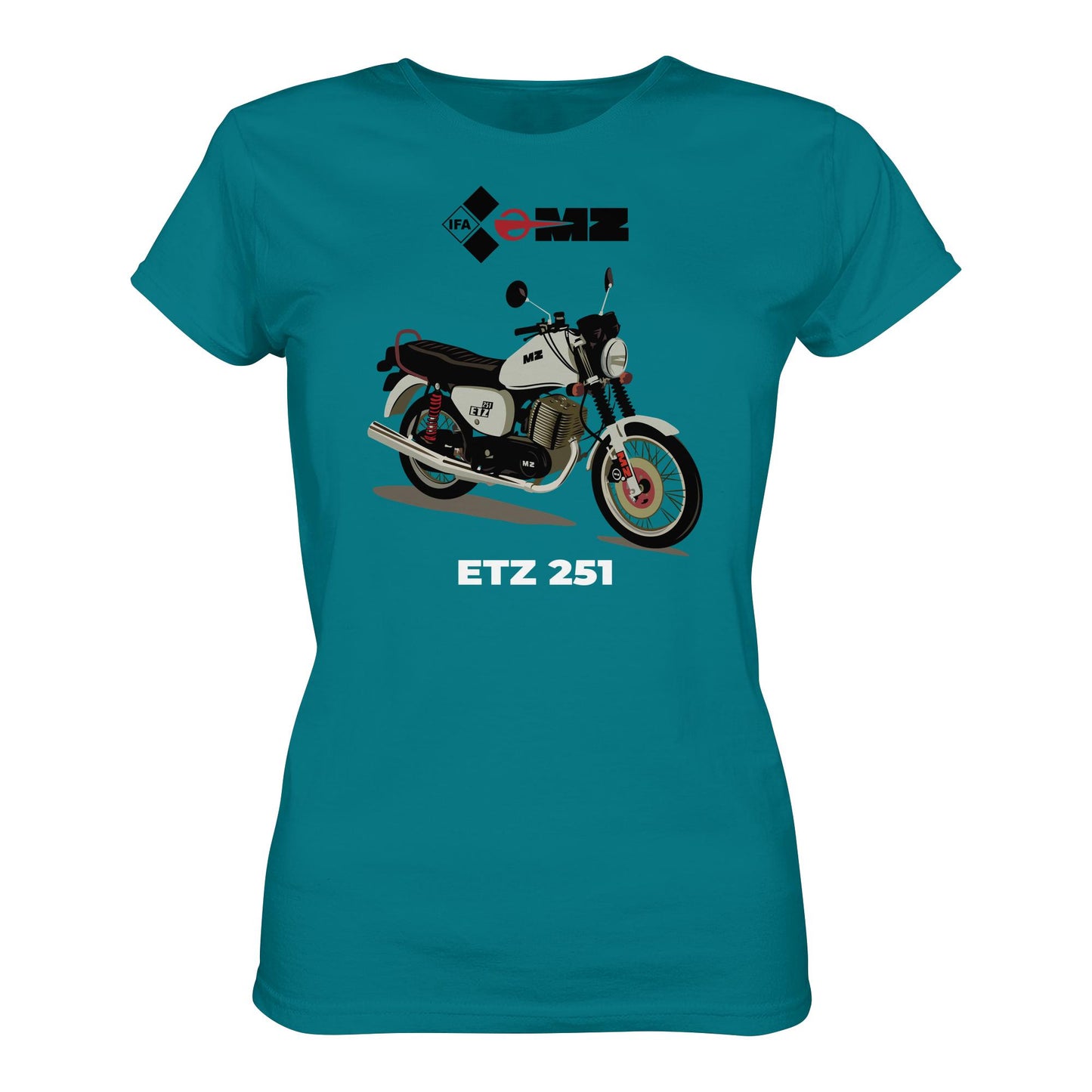 DDR Ostalgie Shirt Mädels • MZ ETZ 251 - ORIGINALWERBUNG