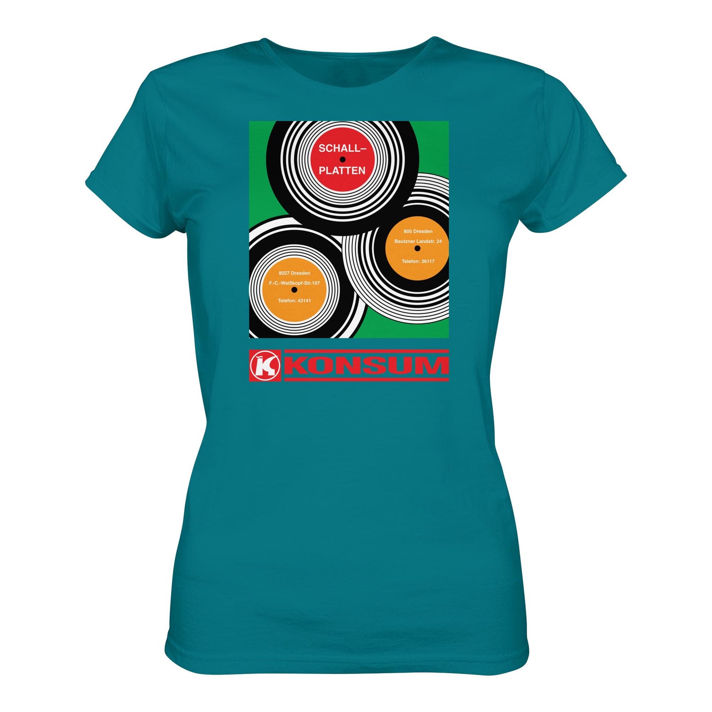 PREMIUM SHIRT MÄDELS • KONSUM SCHALLPLATTEN DRESDEN