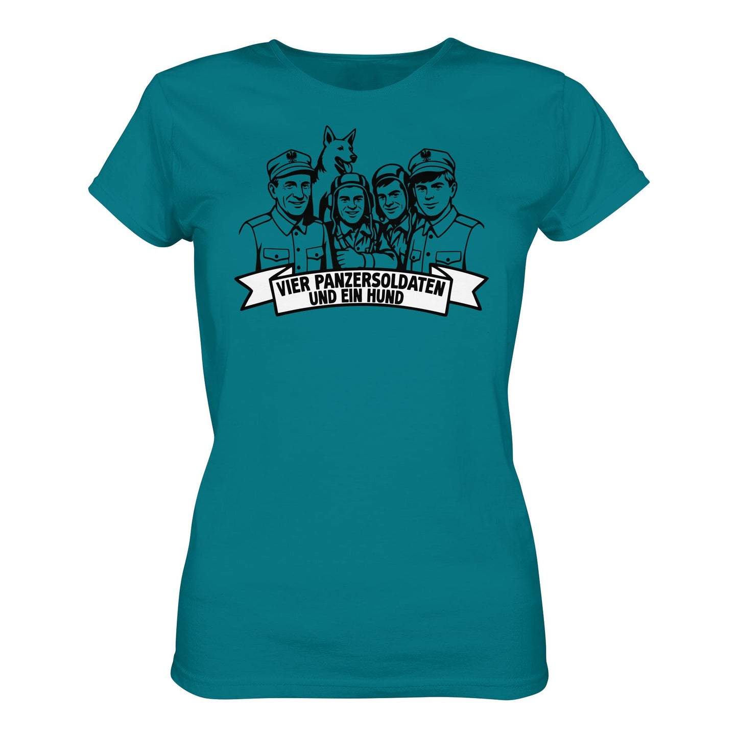 DDR Ostalgie Shirt Mädels • VIER PANZERSOLDATEN UND EIN HUND