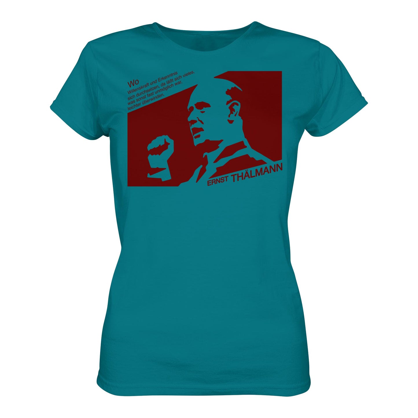 DDR Ostalgie Shirt Mädels • ERNST THÄLMANN - ORIGINAL DDR-PLAKAT