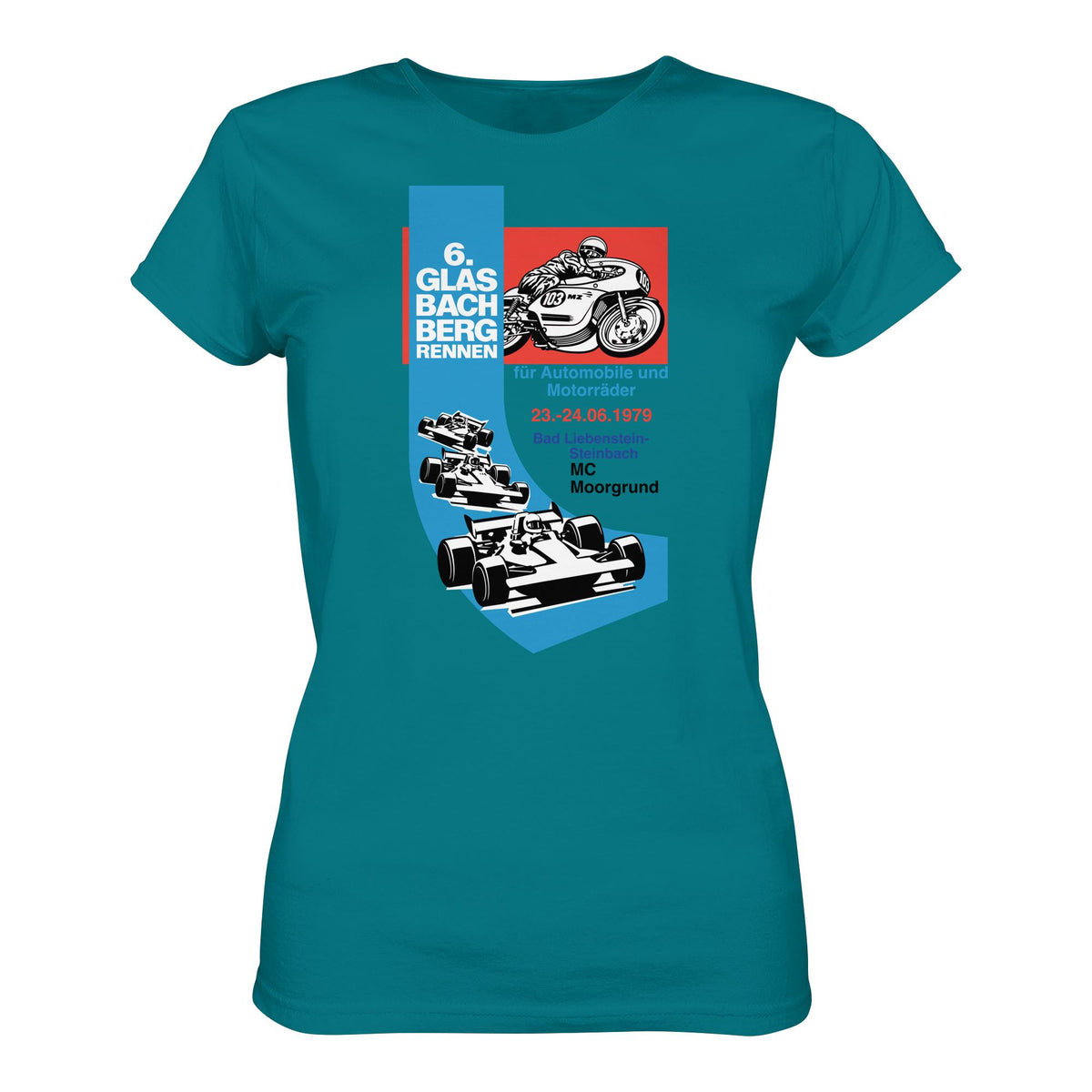 DDR Ostalgie Shirt Mädels • 6. GLASBACHBERGRENNEN 1979