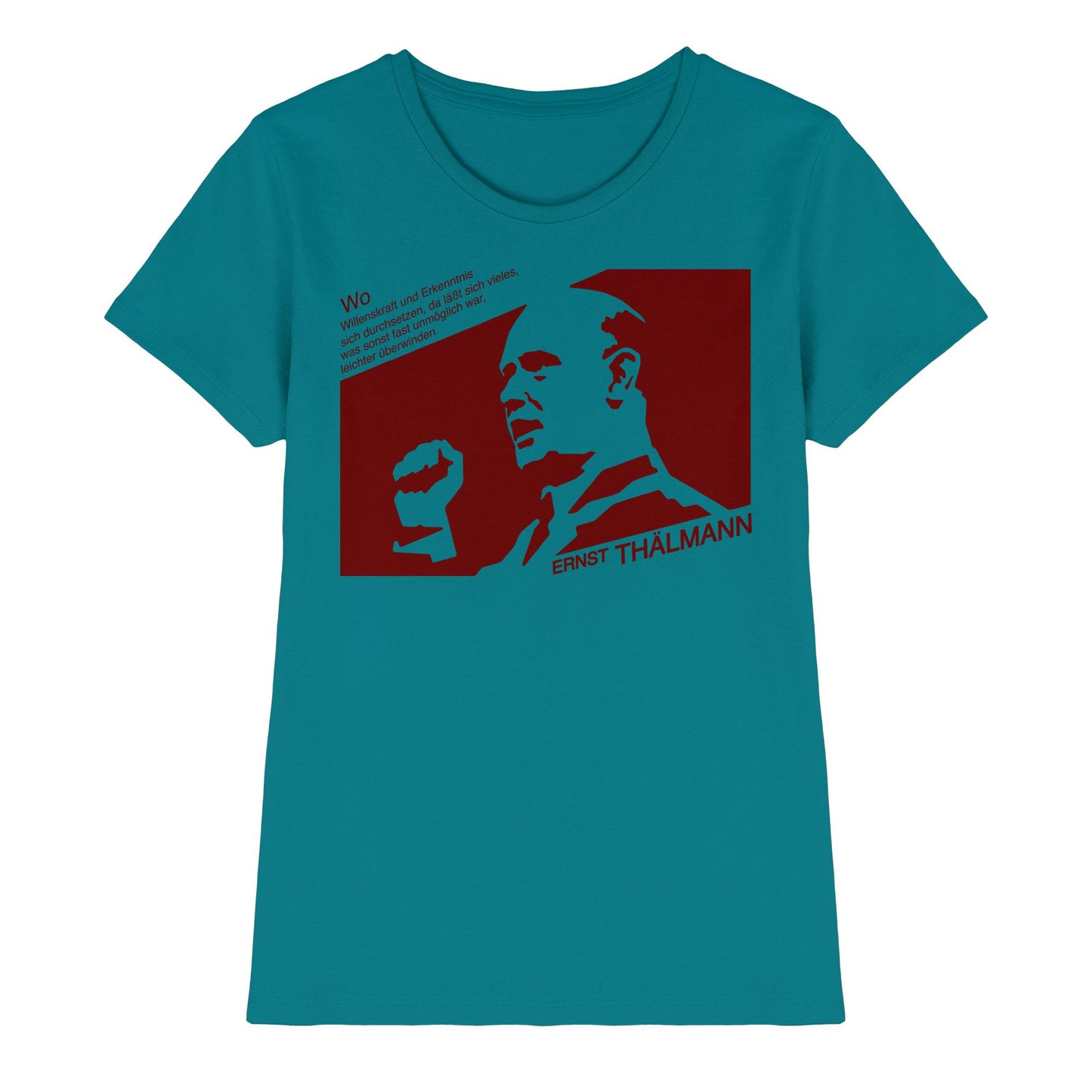 DDR Ostalgie Shirt Mädels • ERNST THÄLMANN - ORIGINAL DDR-PLAKAT