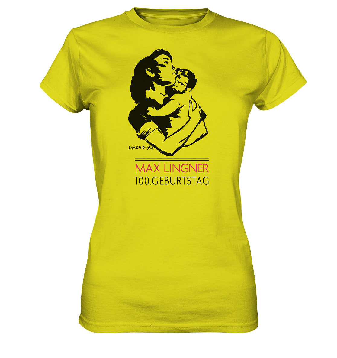 DDR Ostalgie Shirt Mädels • 100. GEBURTSTAG MAX LINGNER