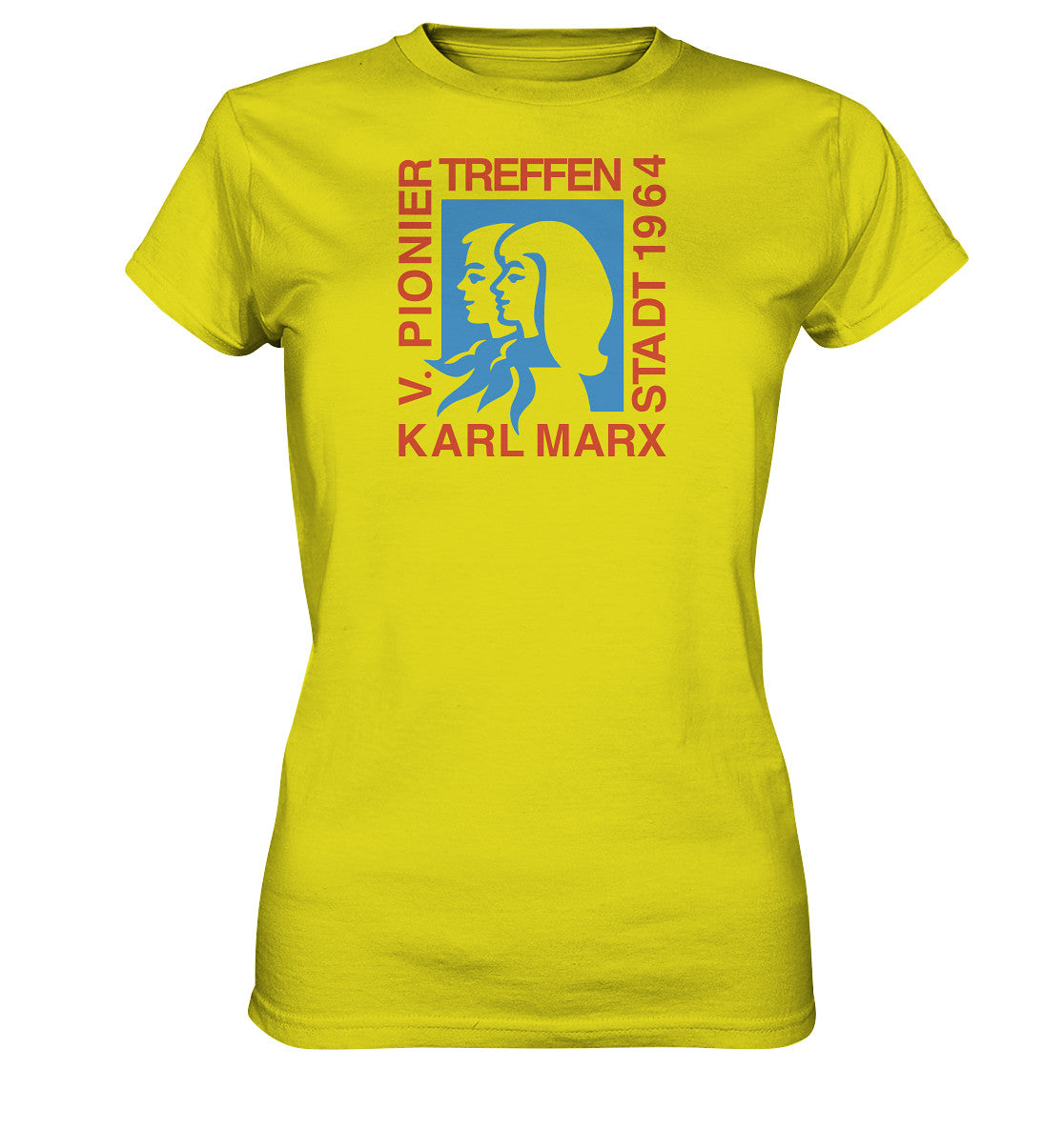 DDR Ostalgie Shirt Mädels • 5. PIONIERTREFFEN KARL-MARX-STADT