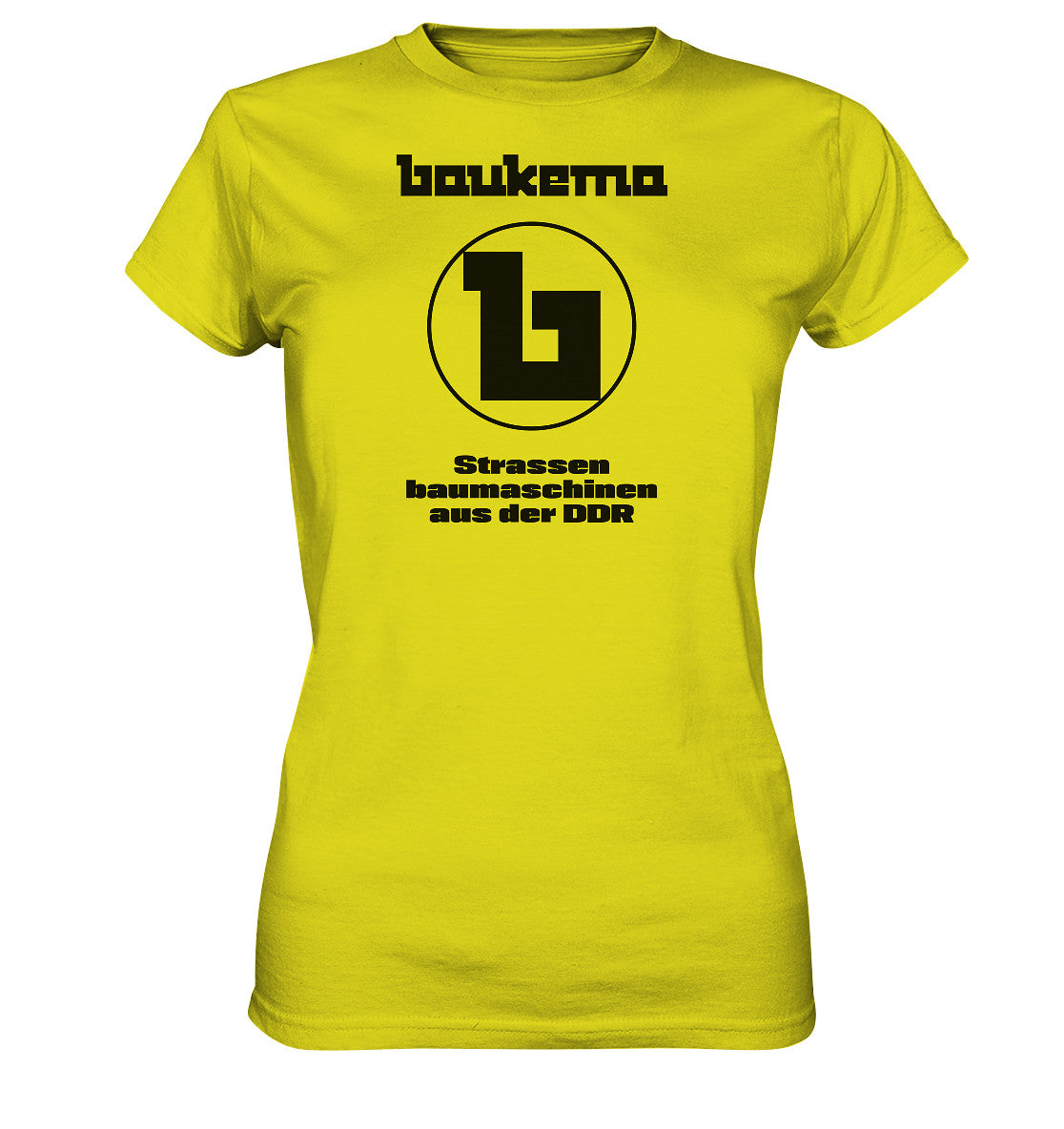 DDR Ostalgie Shirt Mädels • BAUKEMA STRASSENBAUMASCHINEN - hell