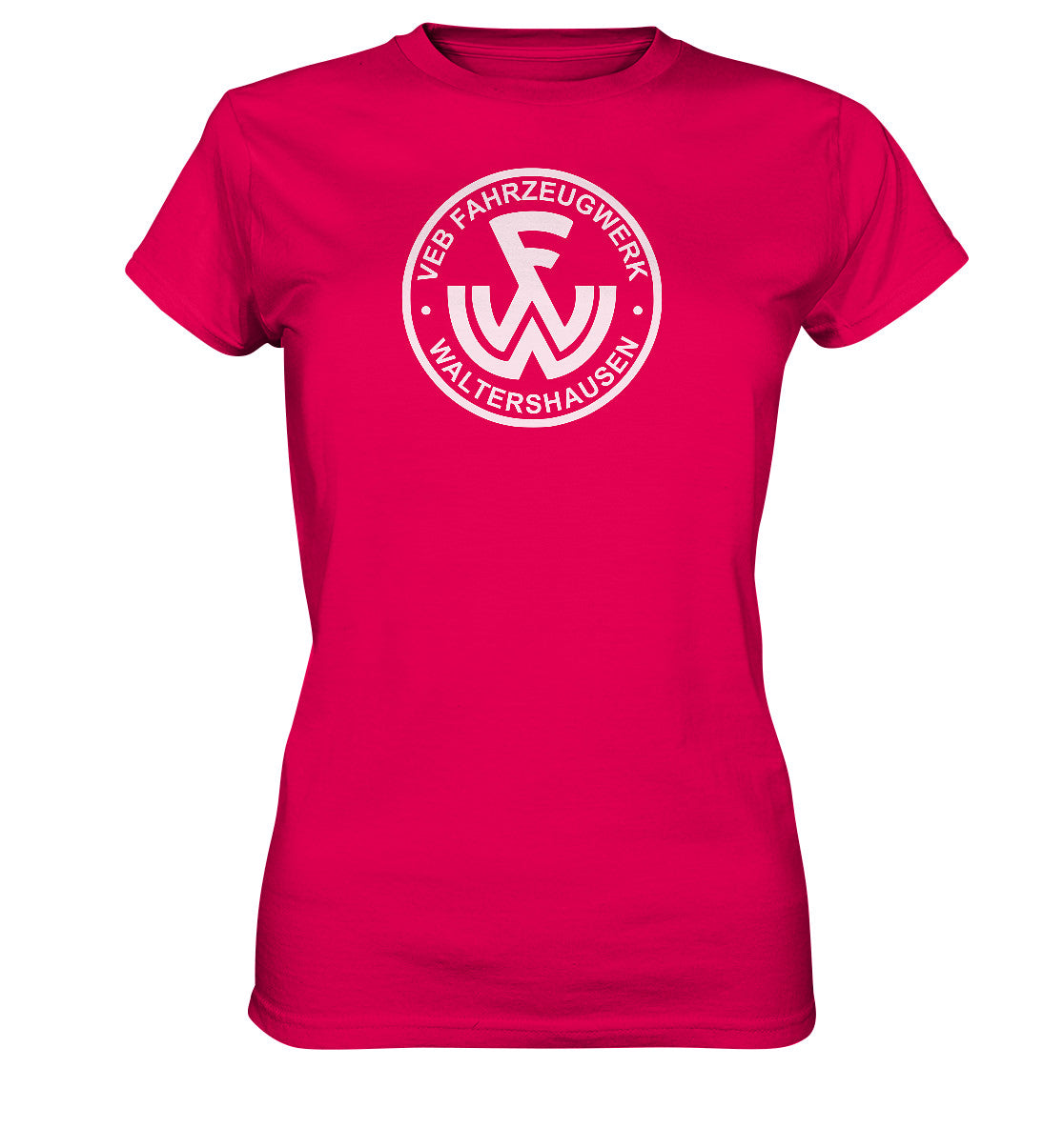 DDR Ostalgie Shirt Mädels • VEB FAHRZEUGWERK WALTERSHAUSEN - dunkel