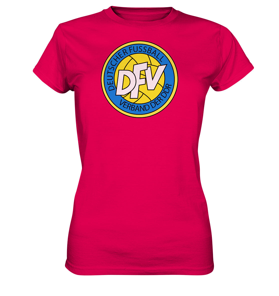 DDR Ostalgie Shirt Mädels • FUSSBALL-VERBAND DER DDR