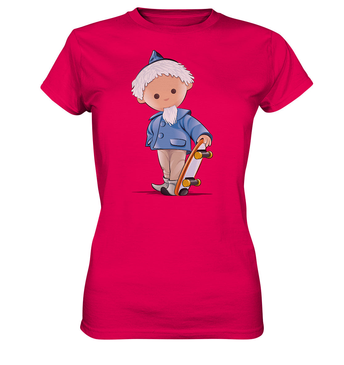 DDR Ostalgie Shirt Mädels • UNSER SANDMÄNNCHEN - ROLLBRETT-SKATER