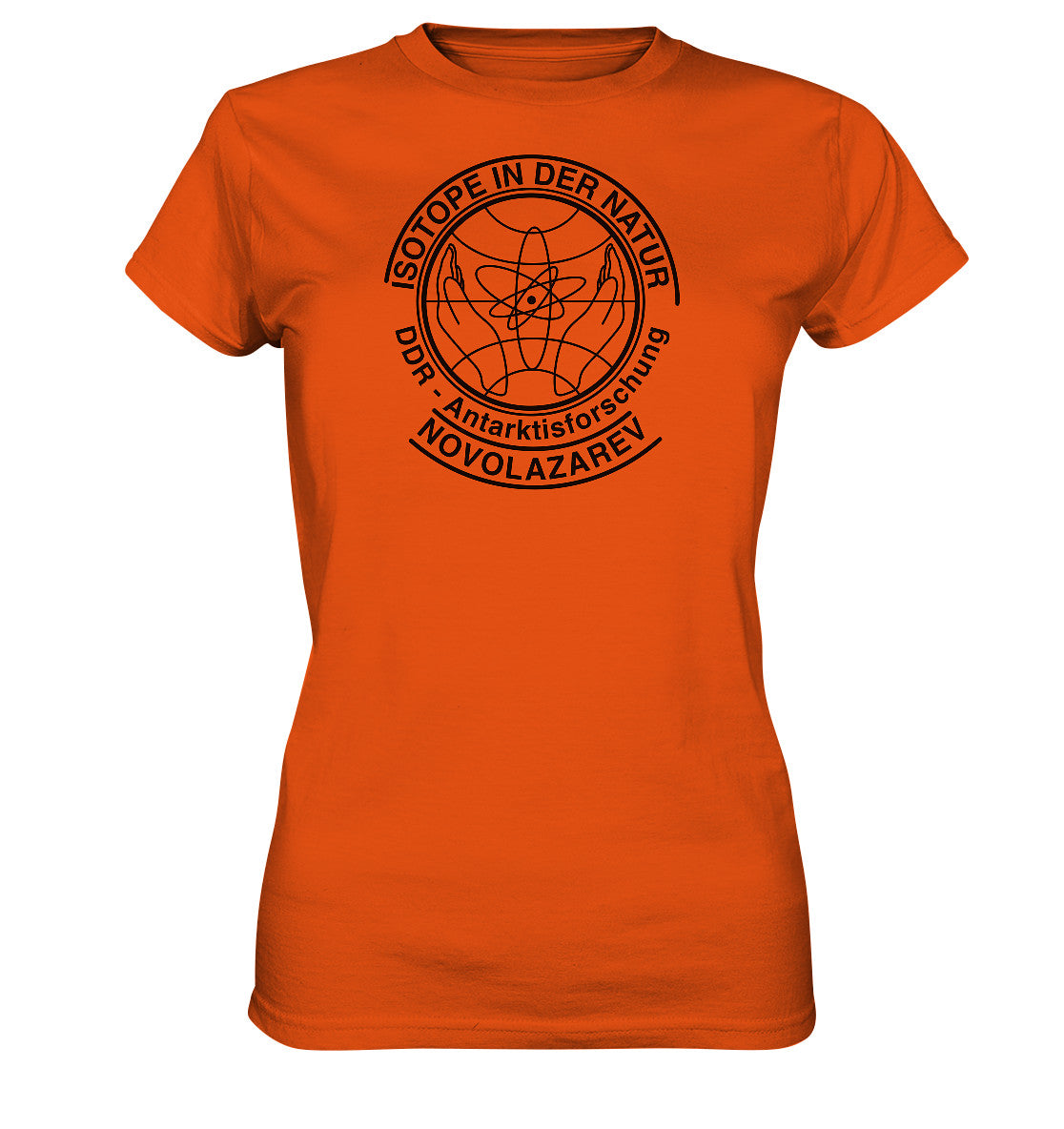 DDR Ostalgie Shirt Mädels • ISOTOPE IN DER NATUR, DDR-ANTARKTISFORSCHUNG