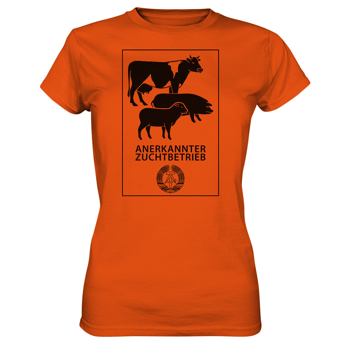 DDR Ostalgie Shirt Mädels • ANERKANNTER ZUCHTBETRIEB (ORIGINALSCHILD)
