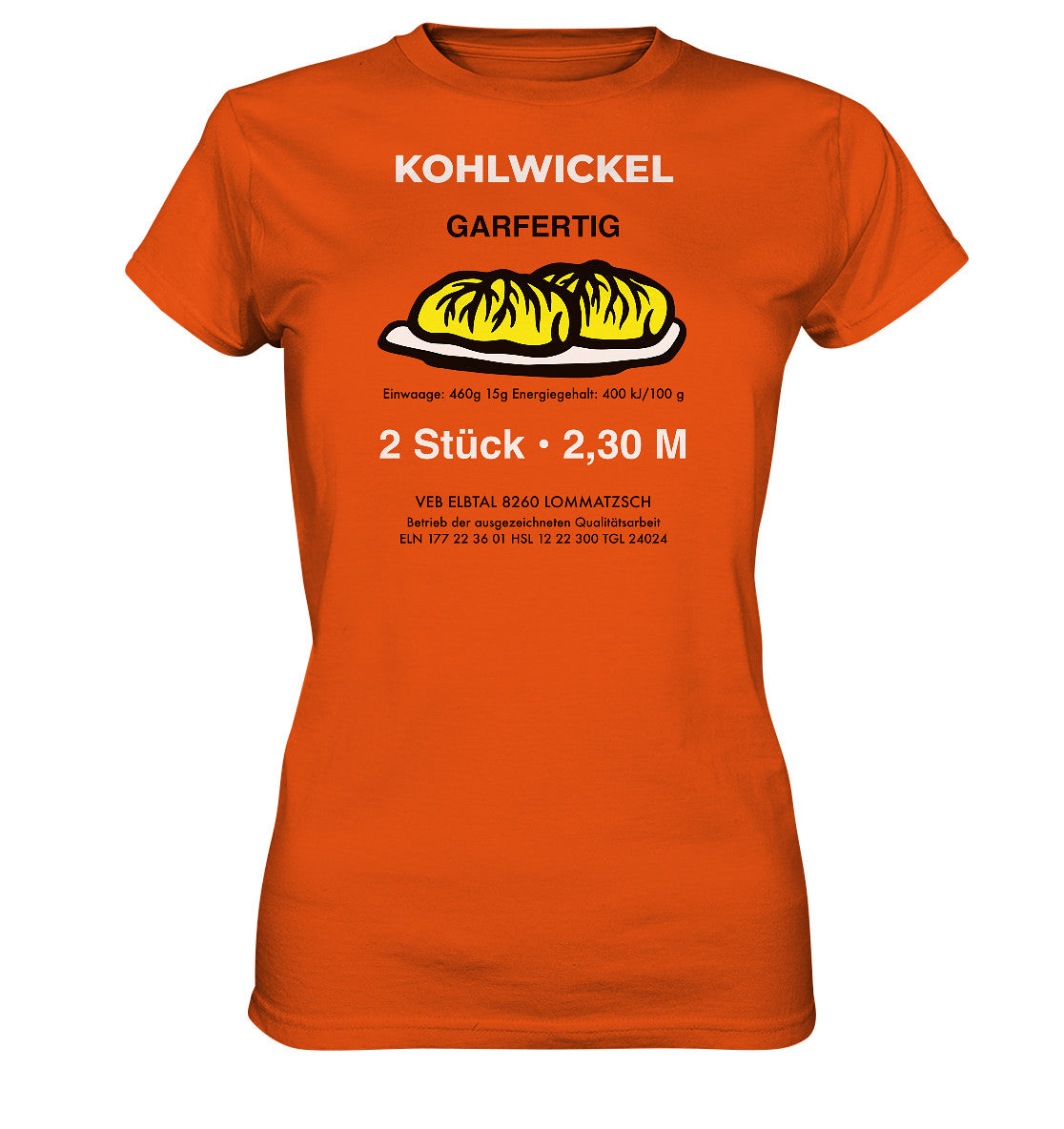 DDR Ostalgie Shirt Mädels • ELBTAL KOHLWICKEL - Ladies Premium Shirt