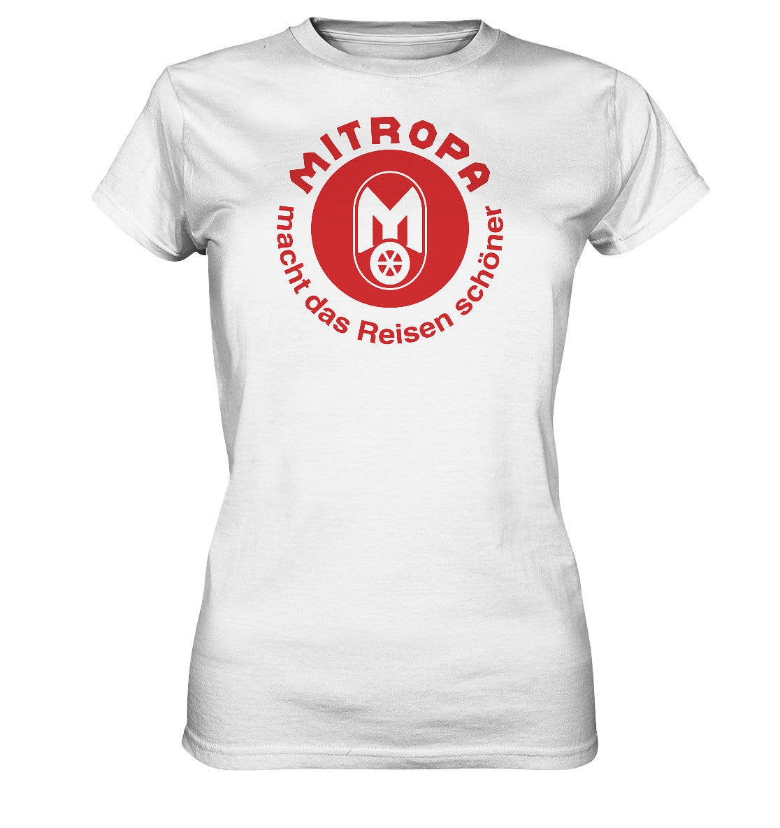 DDR Ostalgie Shirt Mädels • MITROPA MACHT DAS REISEN SCHÖNER - dunkel