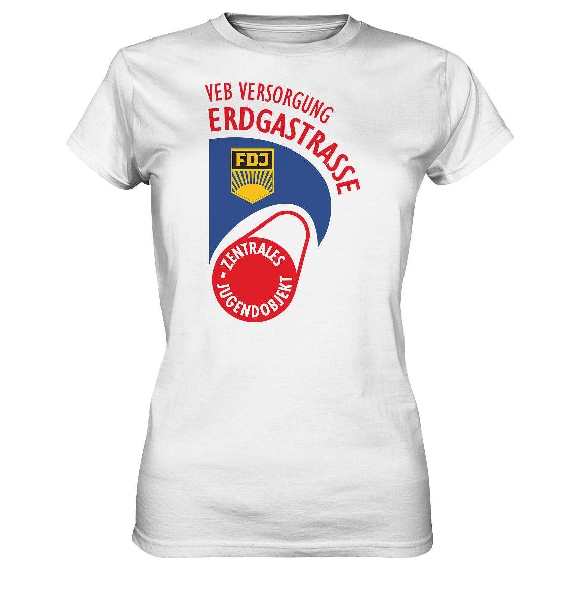 DDR Ostalgie Shirt Mädels • VEB VERSORGUNG ERDGASTRASSE