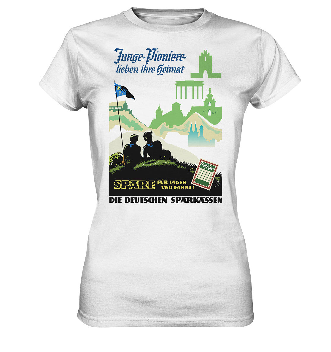 DDR Ostalgie Shirt Mädels • JUNGE PIONIERE LIEBEN IHRE HEIMAT