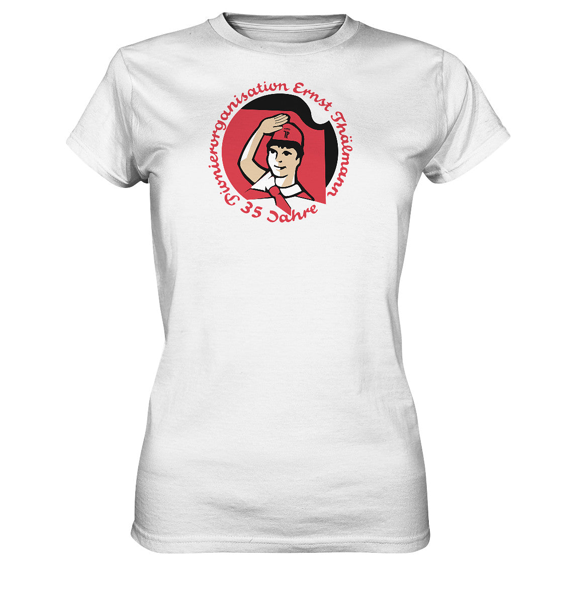 DDR Ostalgie Shirt Mädels • 35 JAHRE PIONIERORGANISATION ERNST THÄLMANN