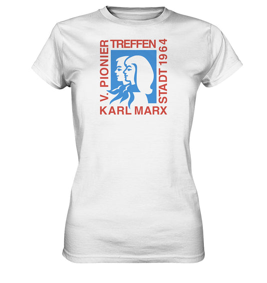 DDR Ostalgie Shirt Mädels • 5. PIONIERTREFFEN KARL-MARX-STADT