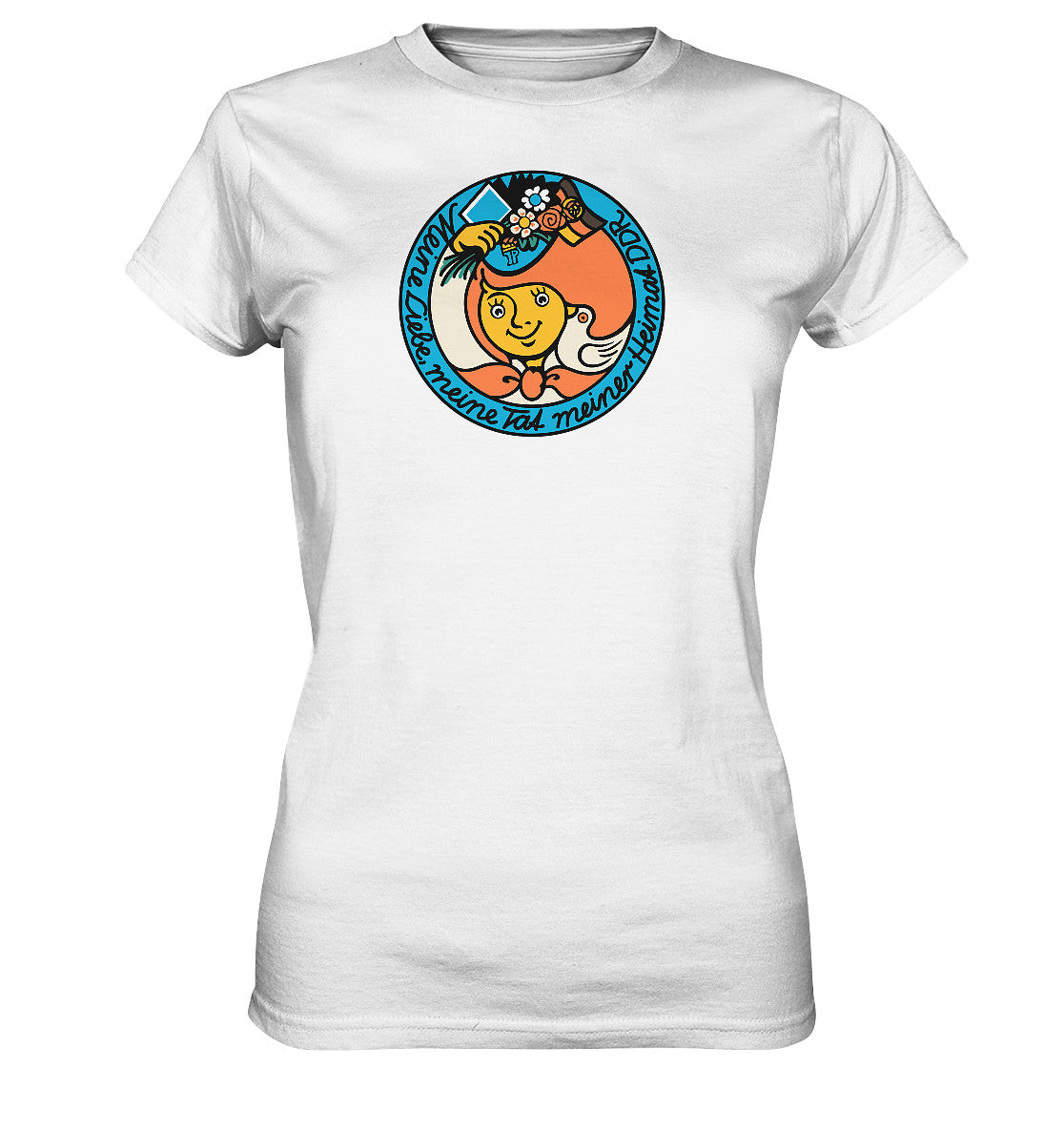 DDR Ostalgie Shirt Mädels • JUNGE PIONIERE - MEINE LIEBE MEINER HEIMAT