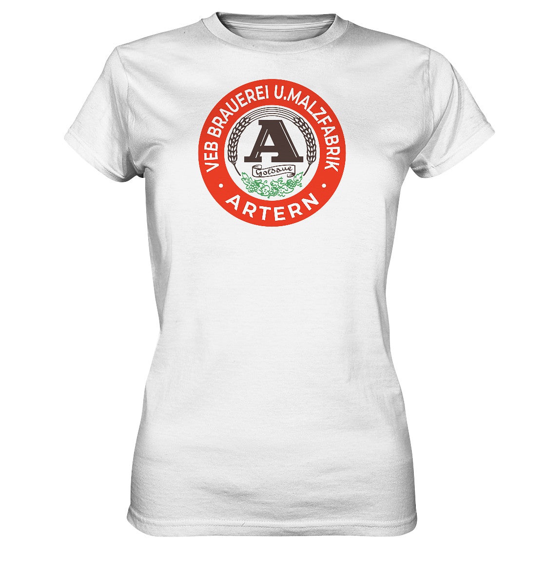 DDR Ostalgie Shirt Mädels • VEB BRAUEREI ARTERN GOLDAUE