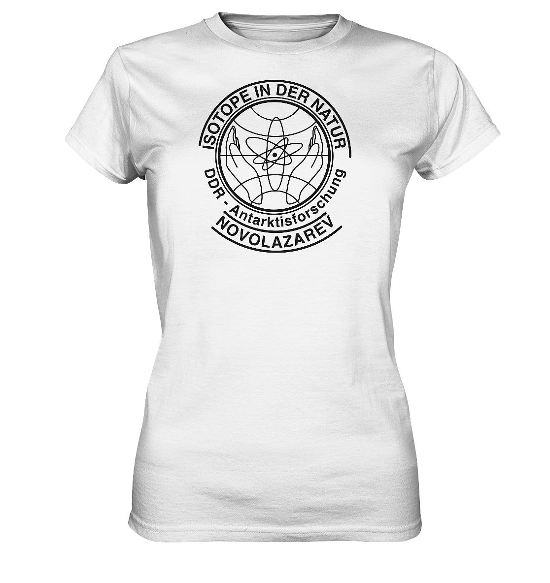 DDR Ostalgie Shirt Mädels • ISOTOPE IN DER NATUR, DDR-ANTARKTISFORSCHUNG