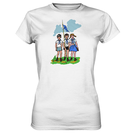 DDR Ostalgie Shirt Mädels • JUNGE PIONIERE - PIONIERAUSWEIS