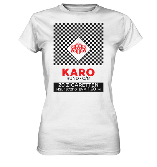 DDR Ostalgie Shirt Mädels • KARO ZIGARETTEN