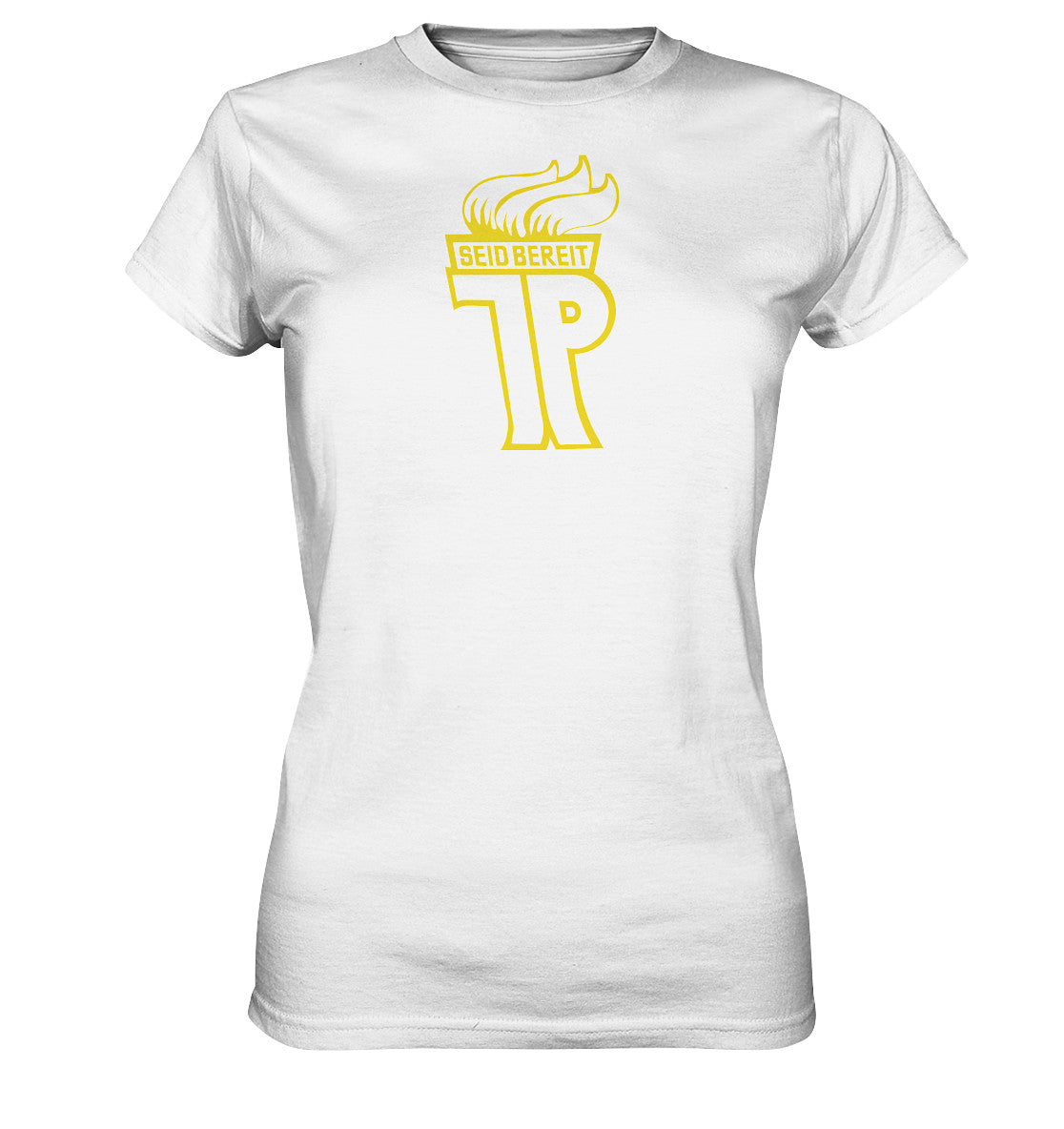 DDR Ostalgie Shirt Mädels •  JUNGE PIONIERE, SEID BEREIT - Outline