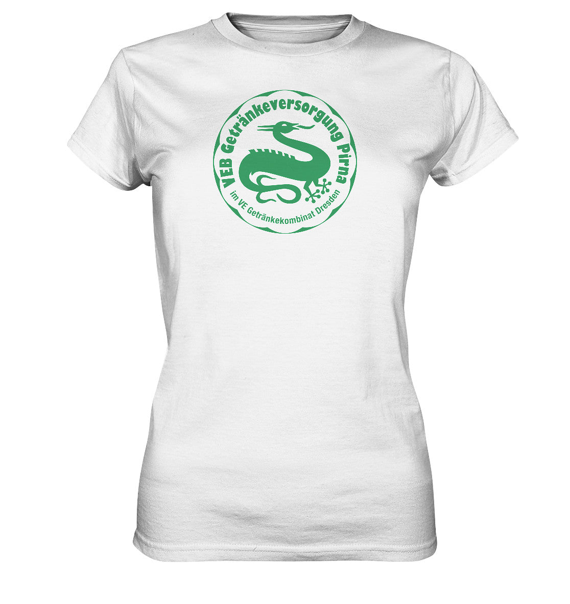 DDR Ostalgie Shirt Mädels • VEB GETRÄNKEVERSORGUNG PIRNA, KOMBINAT DRESDEN