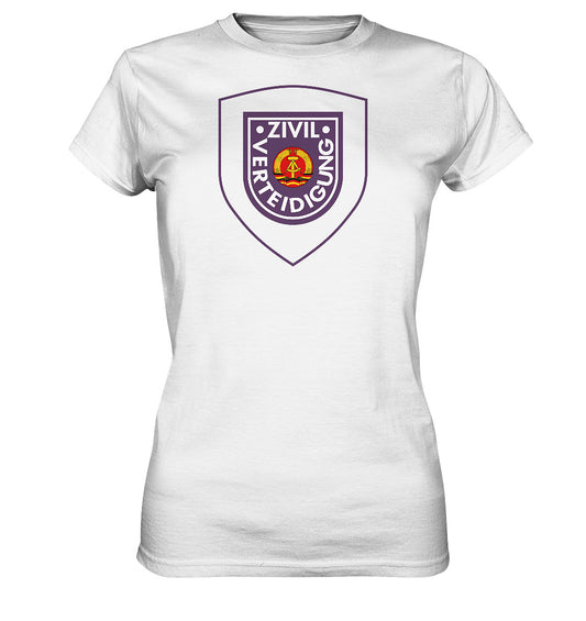 DDR Ostalgie Shirt Mädels • DDR ZIVILVERTEIDIGUNG