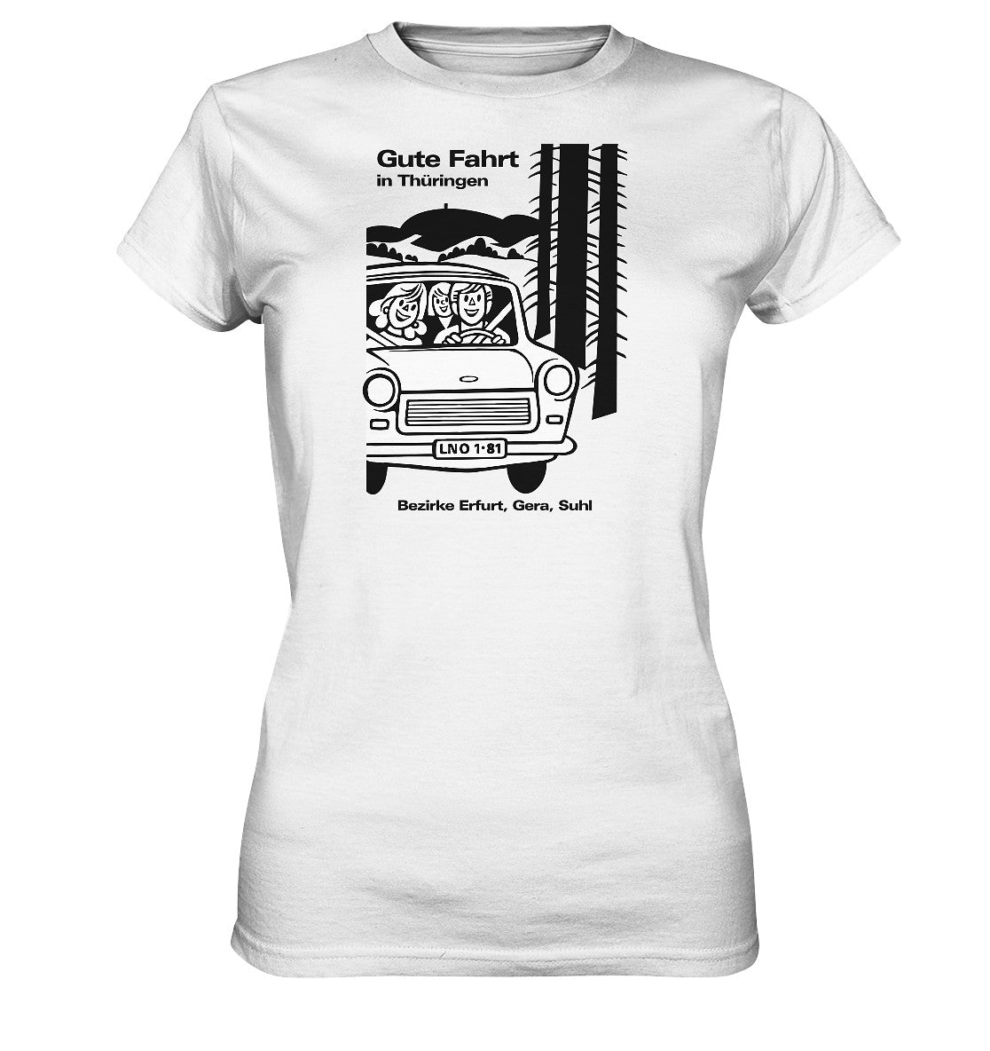 DDR Ostalgie Shirt Mädels • GUTE FAHRT IN THÜRINGEN