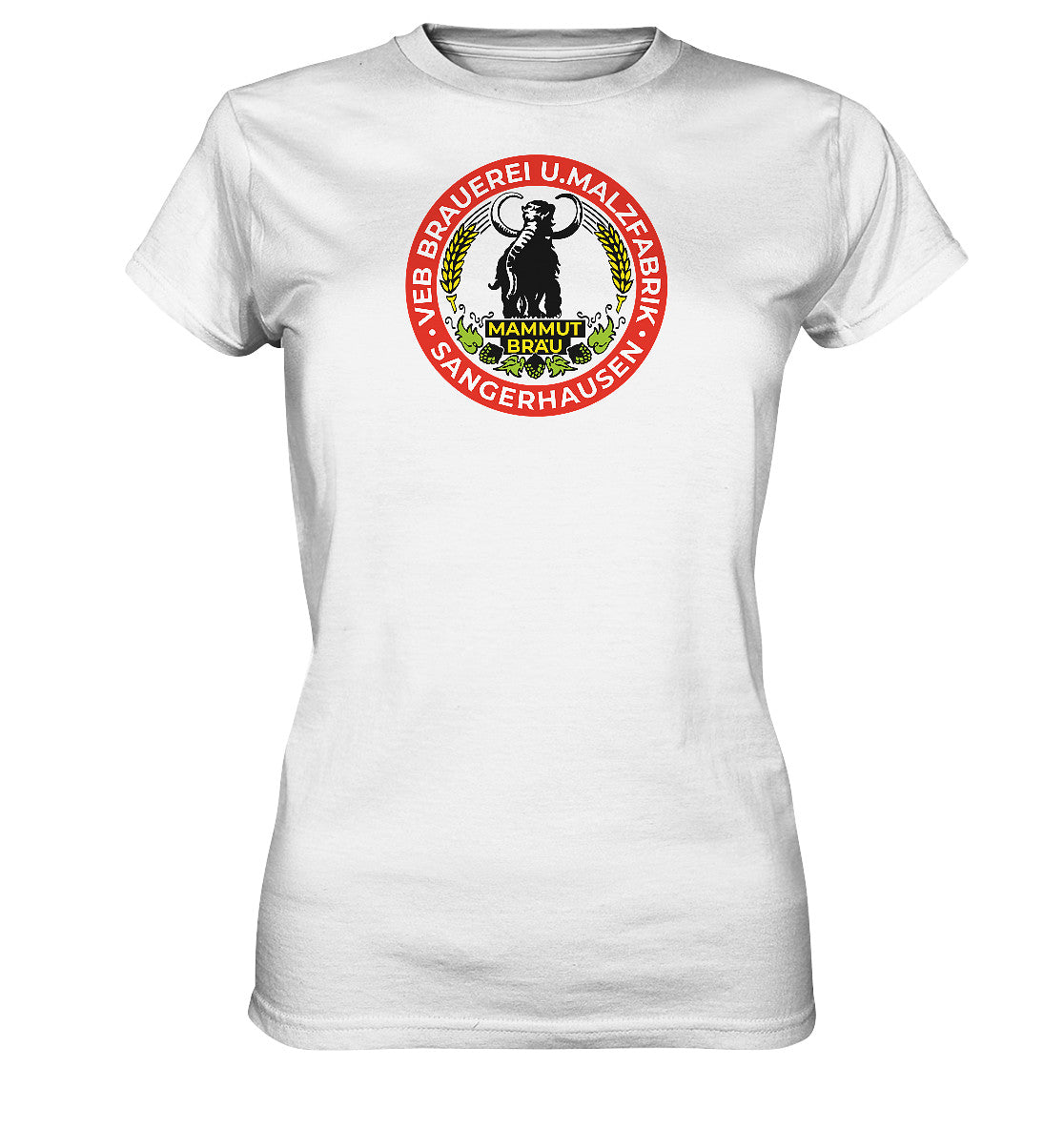 DDR Ostalgie Shirt Mädels • VEB BRAUEREI SANGERHAUSEN - MAMMUT BRÄU