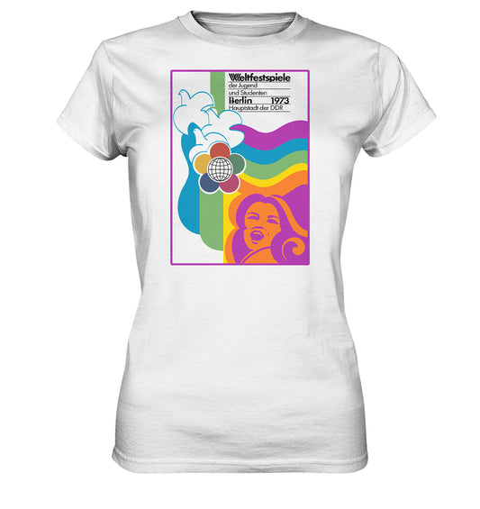 DDR Ostalgie Shirt Mädels • WELTFESTSPIELE BERLIN, DDR 1973