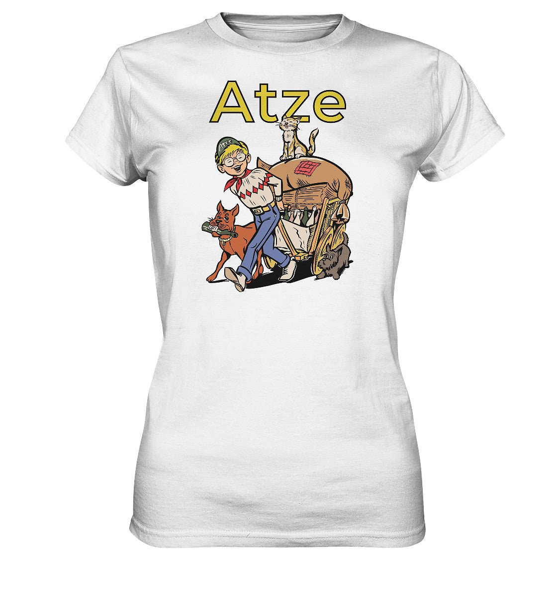 DDR Ostalgie Shirt Mädels • ATZE - TITEL ALTSTOFFE