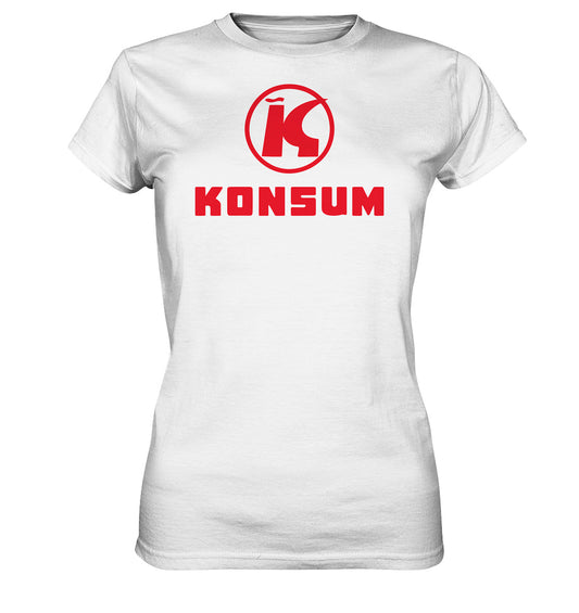 DDR Ostalgie Shirt Mädels • KONSUM - hell