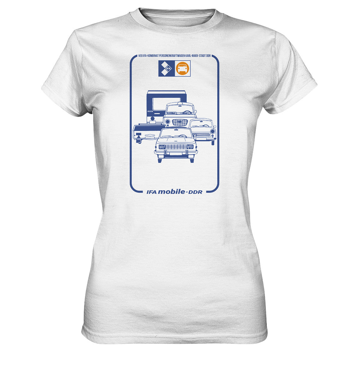 DDR Ostalgie Shirt Mädels • VEB IFA-KOMBINAT PKW KARL-MARX-STADT