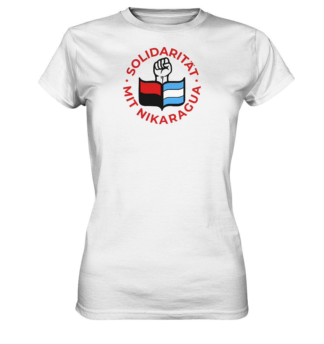 DDR Ostalgie Shirt Mädels • SOLIDARITÄT MIT NIKARAGUA