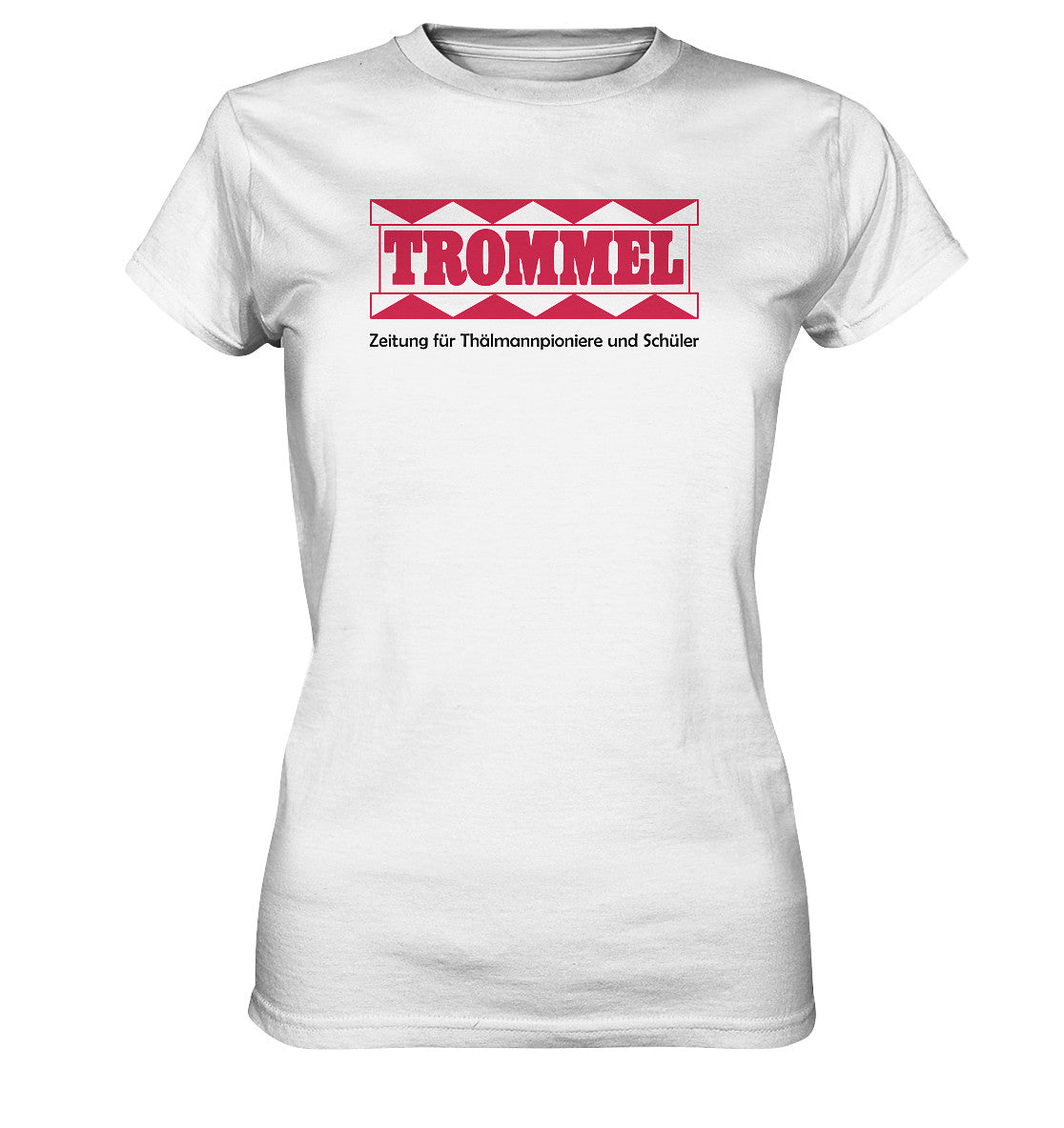 DDR Ostalgie Shirt Mädels • PIONIERZEITUNG TROMMEL