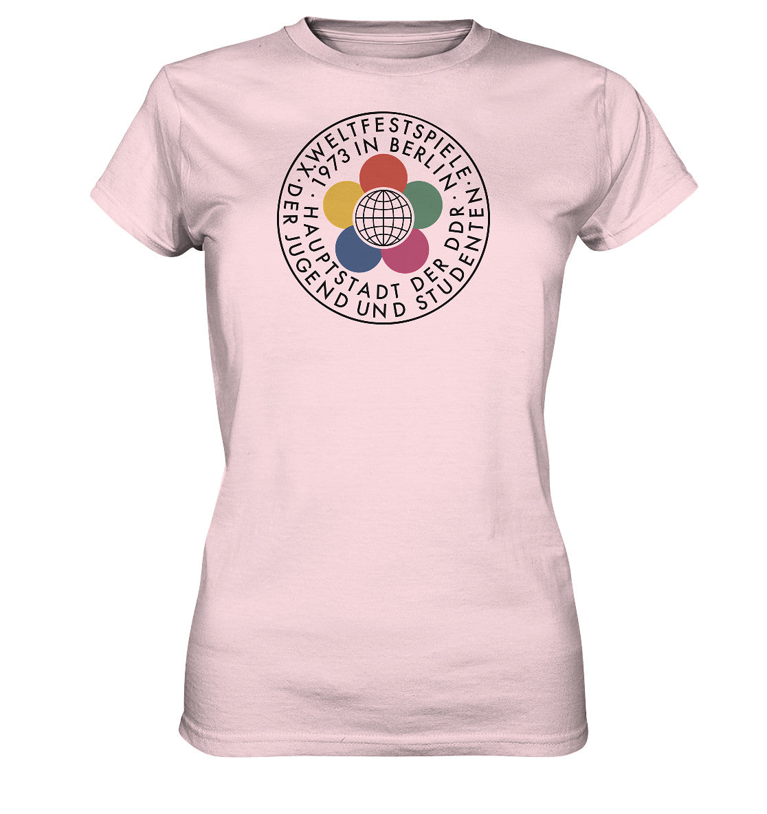 DDR Ostalgie Shirt Mädels • WELTFESTSPIELE 1973 - hell