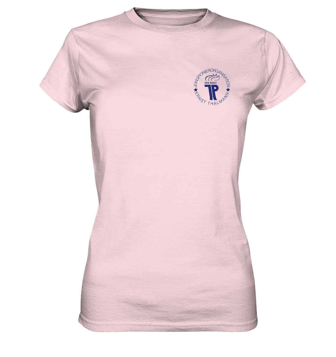 DDR Ostalgie Shirt Mädels • JUNGE PIONIERE - BRUST BADGE