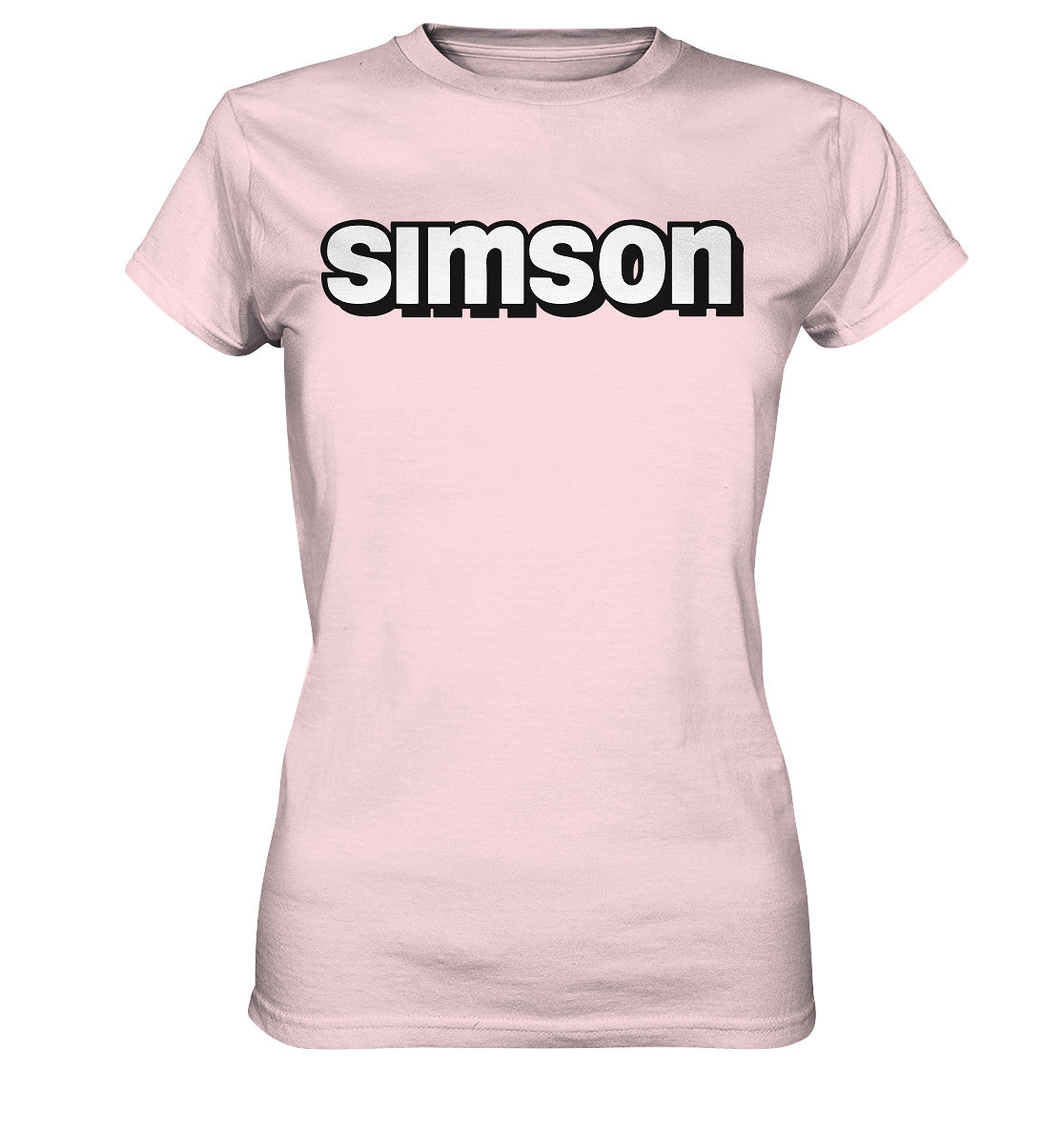 DDR Ostalgie Shirt Mädels • SIMSON - SCHRIFTZUG
