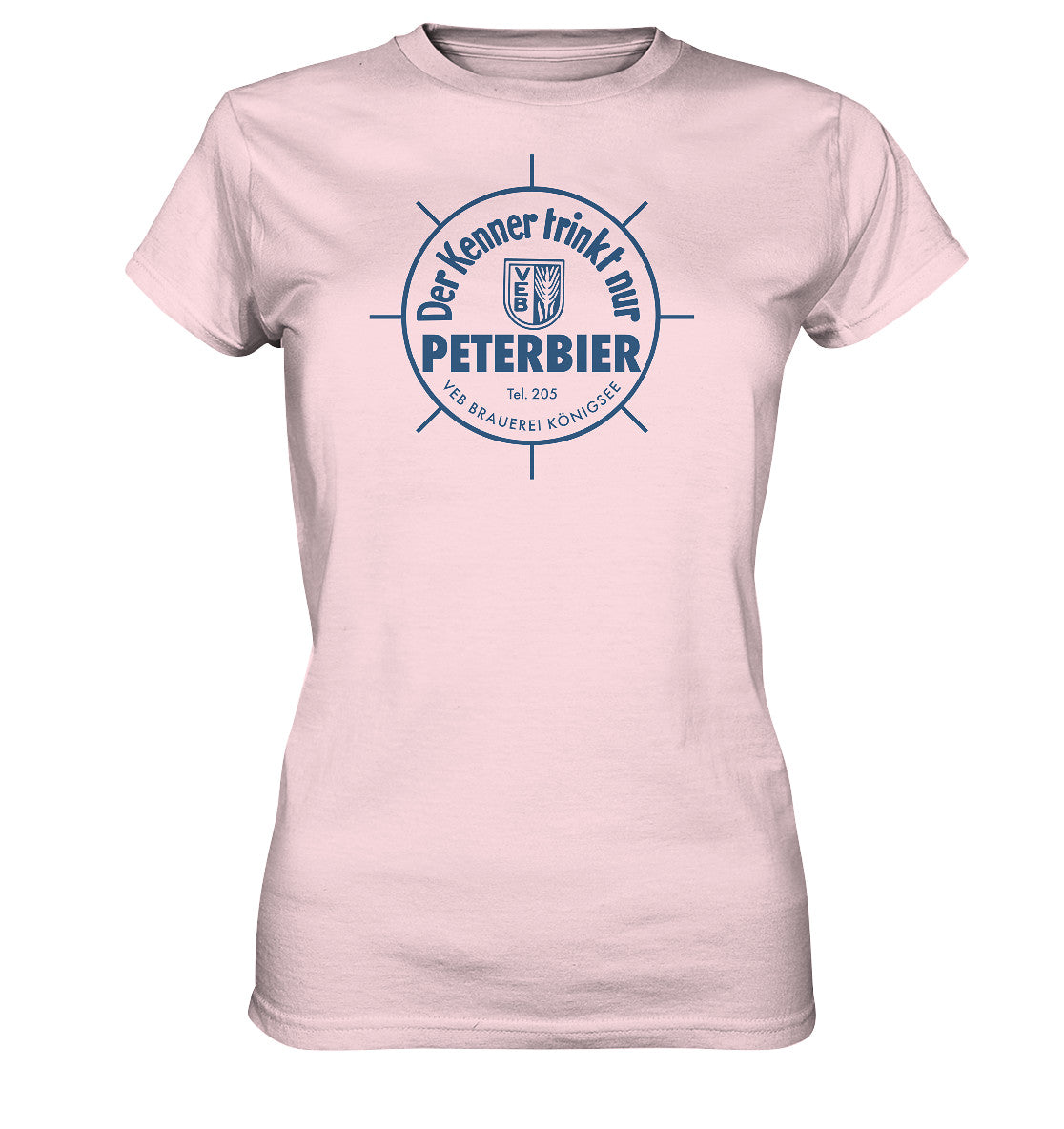 DDR Ostalgie Shirt Mädels • PETERBIER - VEB BRAUEREI KÖNIGSEE