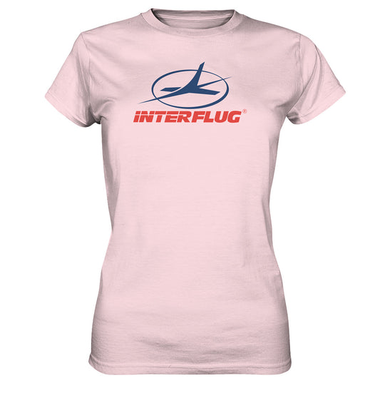 DDR Ostalgie Shirt Mädels • DDR INTERFLUG LOGO