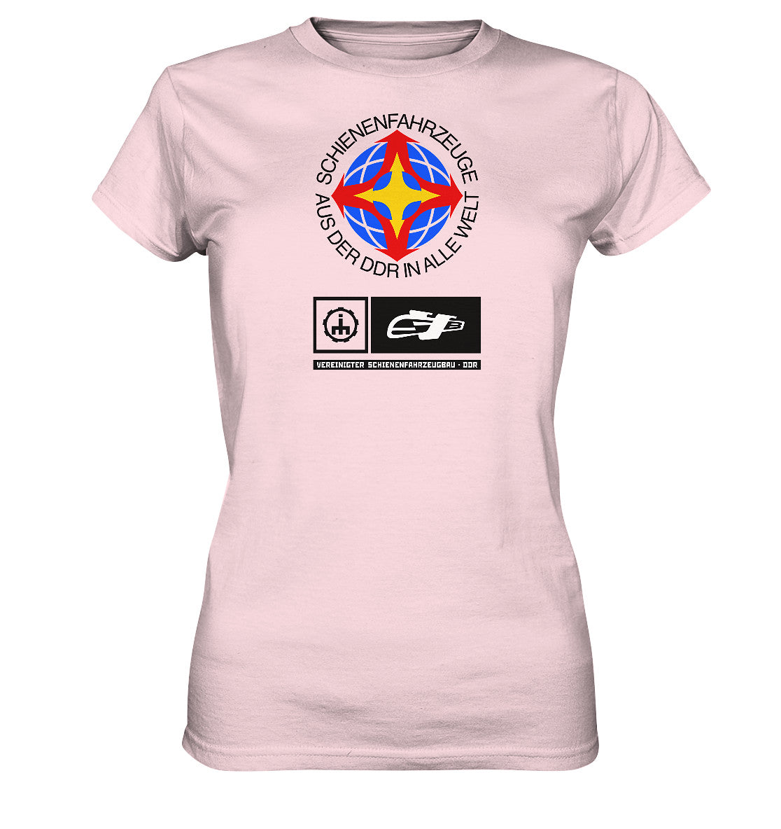 DDR Ostalgie Shirt Mädels • VEREINIGTER SCHIENENFAHRZEUGBAU DDR
