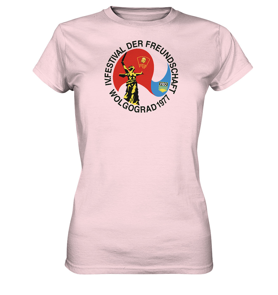 DDR Ostalgie Shirt Mädels • FESTIVAL DER FREUNDSCHAFT - WOLGOGRAD 1977