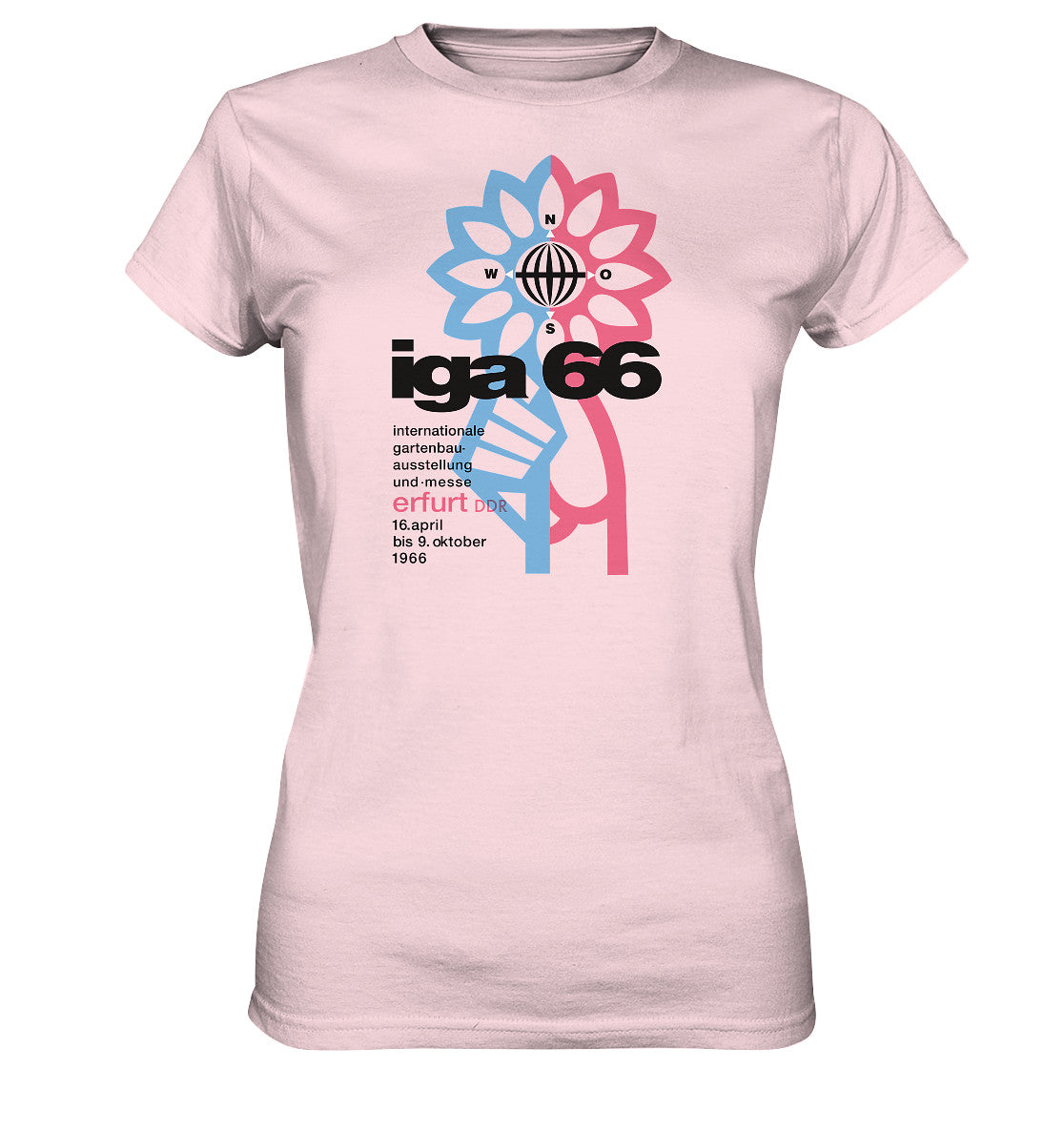DDR Ostalgie Shirt Mädels • IGA ERFURT 1966