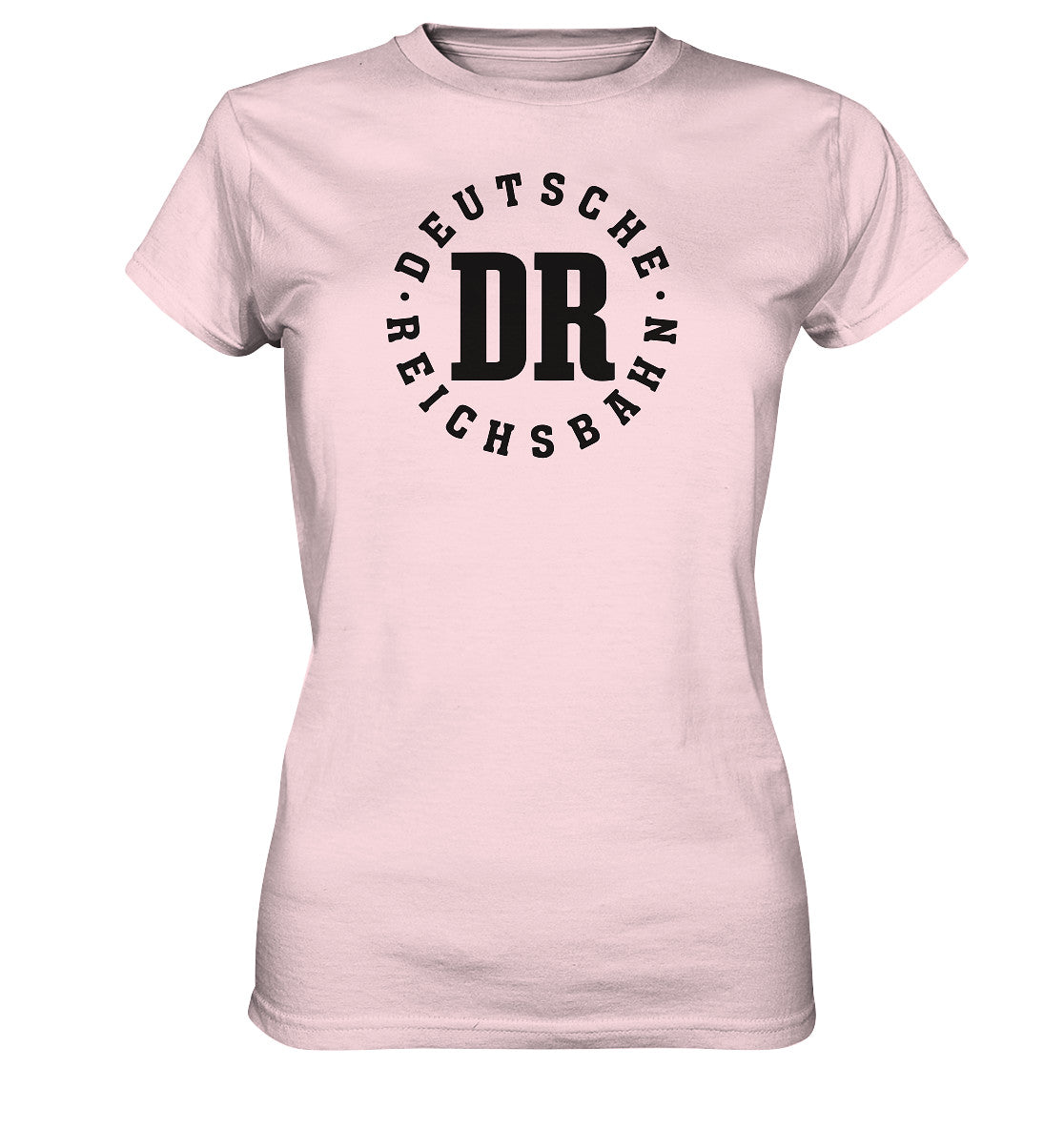 DDR Ostalgie Shirt Mädels •  DR DEUTSCHE REICHSBAHN - hell