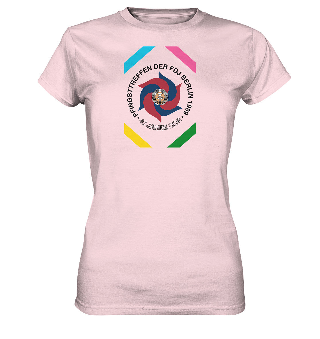 DDR Ostalgie Shirt Mädels • PFINGSTTREFFEN BERLIN 1989