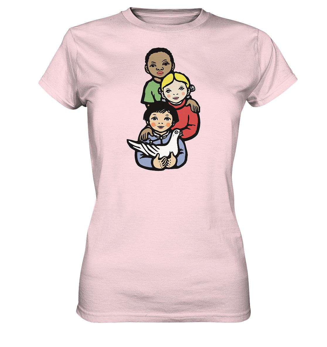 DDR Ostalgie Shirt Mädels • WELTFRIEDEN - WORLD PEACE, LI BING-FAN 1967